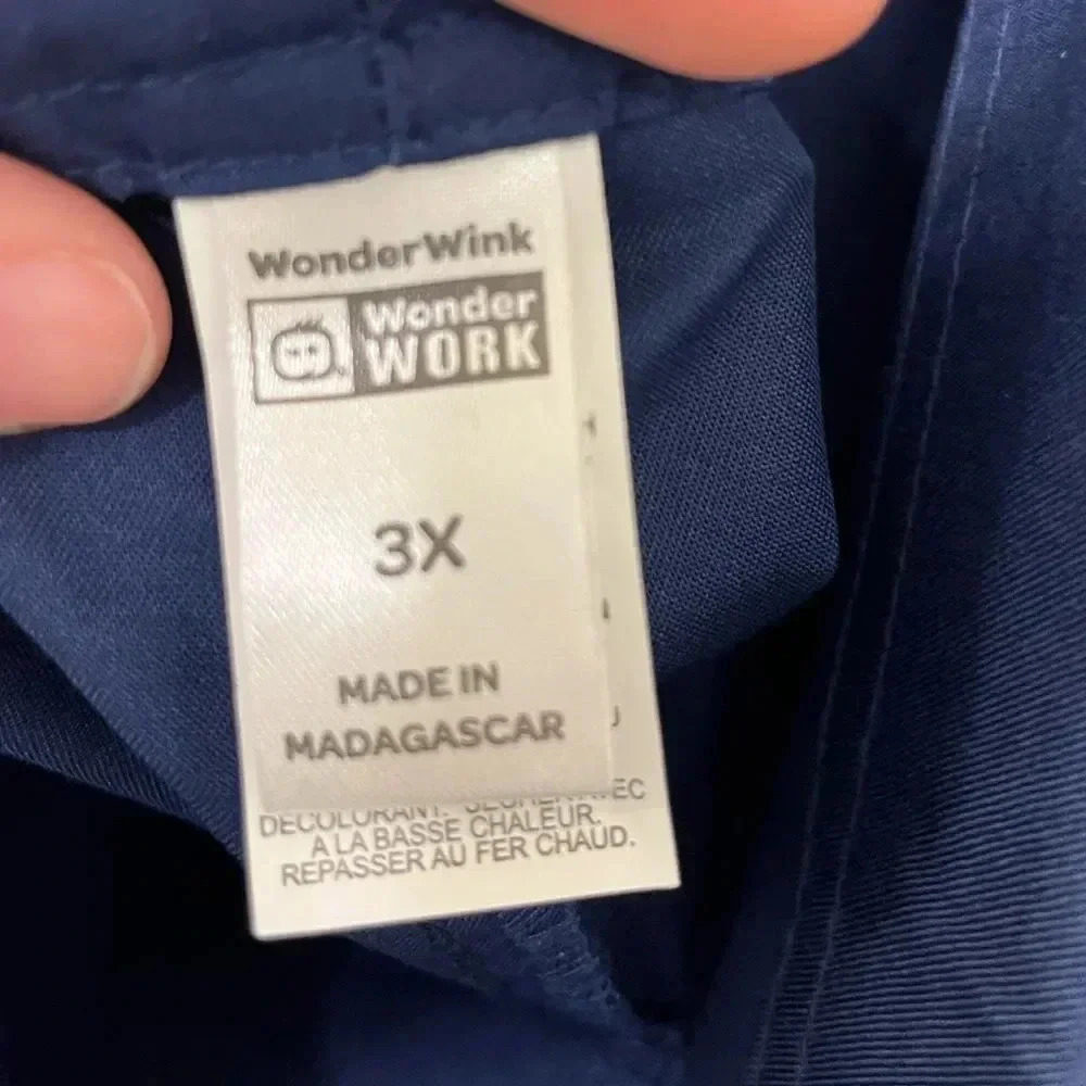 Wonderwink Wonder Work scrub pants 3X Navy NWT Unisex - Picture 5 of 10